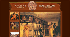Desktop Screenshot of ancienthoplitikon.com