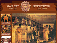 Tablet Screenshot of ancienthoplitikon.com